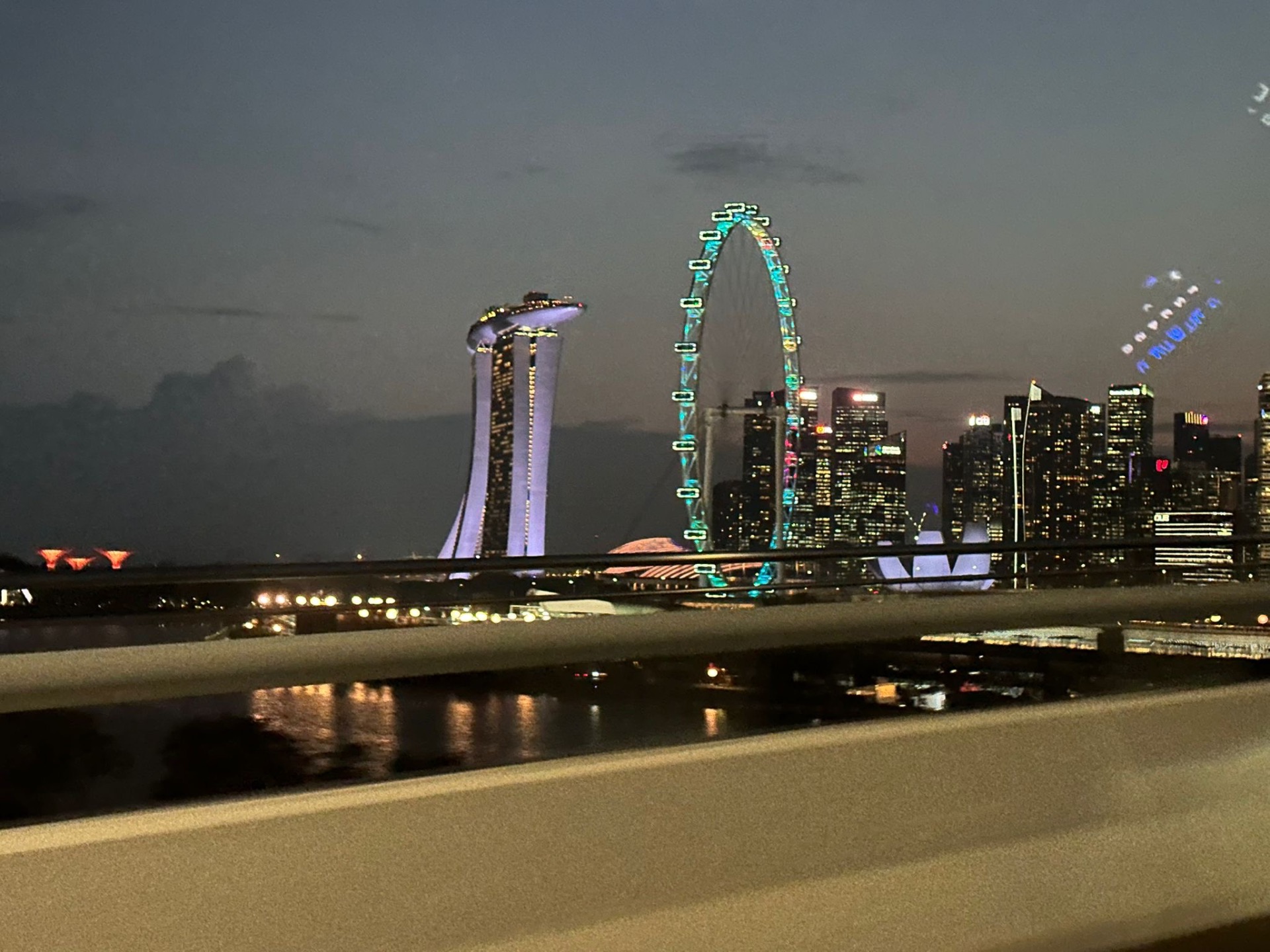 Marina Bay sands illalla